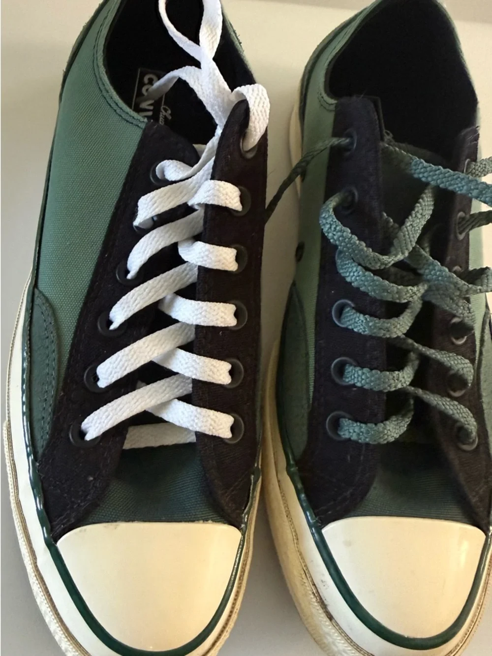 Converse Chuck 70 Ox Unisex 7M/9W Green Navy Tri-Panel Colorblock 171687C - Picture 10 of 13